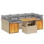 Set sofás de jardín 7 piezas y cojines ratán sintético beige by , Garden sets - Ref: Foro24-3273859, Price: 495,77 €, Discoun...