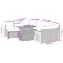 Set de sofás de jardín 9 pzas con cojines ratán sintético beige by , Garden sets - Ref: Foro24-3273886, Price: 605,73 €, Disc...