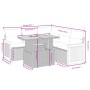 Set Gartensofas mit Kissen 6 Stück synthetisches Rattan beige von , Gartensets - Ref: Foro24-3273957, Preis: 415,27 €, Rabatt: %