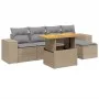 Juego de sofás jardín con cojines 6 pzas ratán sintético beige by , Garden sets - Ref: Foro24-3275922, Price: 420,41 €, Disco...