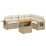 Set sofás de jardín 7 piezas y cojines ratán sintético beige by , Garden sets - Ref: Foro24-3273536, Price: 546,54 €, Discoun...