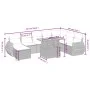 Gartensofa-Set, 9-teilig, mit Kissen, aus synthetischem Rattan in Beige. von , Gartensets - Ref: Foro24-3275852, Preis: 625,3...