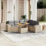Set sofás de jardín 7 piezas y cojines ratán sintético beige by , Garden sets - Ref: Foro24-3272655, Price: 500,96 €, Discoun...