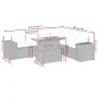 Set sofás de jardín 7 piezas y cojines ratán sintético beige by , Garden sets - Ref: Foro24-3272655, Price: 500,96 €, Discoun...