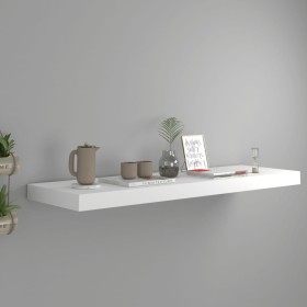 Weißes schwebendes Wandregal aus MDF, 80 x 23,5 x 3,8 cm von vidaXL, Regale und Regale - Ref: Foro24-323814, Preis: 22,02 €, ...