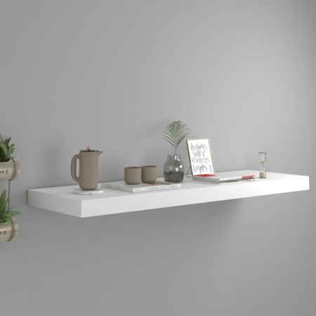 Weißes schwebendes Wandregal aus MDF, 80 x 23,5 x 3,8 cm von vidaXL, Regale und Regale - Ref: Foro24-323814, Preis: 22,02 €, ...