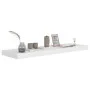 White MDF floating wall shelf 80x23.5x3.8 cm by vidaXL, Shelves and shelves - Ref: Foro24-323814, Price: 25,22 €, Discount: %