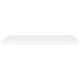 White MDF floating wall shelf 80x23.5x3.8 cm by vidaXL, Shelves and shelves - Ref: Foro24-323814, Price: 25,22 €, Discount: %