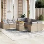 11-piece garden sofa set with beige synthetic rattan cushions by , Garden sets - Ref: Foro24-3273264, Price: 710,22 €, Discou...