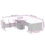 11-piece garden sofa set with beige synthetic rattan cushions by , Garden sets - Ref: Foro24-3273264, Price: 710,22 €, Discou...