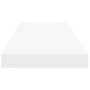 White MDF floating wall shelf 80x23.5x3.8 cm by vidaXL, Shelves and shelves - Ref: Foro24-323814, Price: 22,02 €, Discount: %
