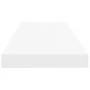 White MDF floating wall shelf 80x23.5x3.8 cm by vidaXL, Shelves and shelves - Ref: Foro24-323814, Price: 25,22 €, Discount: %