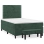 Boxspring-Bett mit dunkelgrünem Samtmatratze 120x190 cm. von , Betten und Lattenroste - Ref: Foro24-3270466, Preis: 415,45 €,...