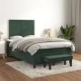 Box spring bed with dark green velvet mattress 120x190 cm by , Beds and slatted bases - Ref: Foro24-3270466, Price: 442,52 €,...
