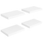 Schwebende Wandregale 4 Stück MDF weiß 40x23x3,8 cm von vidaXL, Regale und Regale - Ref: Foro24-323807, Preis: 48,93 €, Rabat...