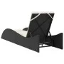 Tumbona con cojín ratán sintético negro 60x205x73 cm by , Loungers - Ref: Foro24-368278, Price: 154,99 €, Discount: %