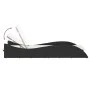 Tumbona con cojín ratán sintético negro 60x205x73 cm by , Loungers - Ref: Foro24-368278, Price: 154,99 €, Discount: %