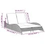 Tumbona con cojines ratán sintético beige 114x205x73 cm by , Loungers - Ref: Foro24-368290, Price: 265,55 €, Discount: %