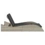 Tumbona con cojines ratán sintético gris claro 114x205x73 cm by , Loungers - Ref: Foro24-368292, Price: 256,81 €, Discount: %