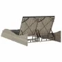 Tumbona con cojines ratán sintético gris claro 114x205x73 cm by , Loungers - Ref: Foro24-368292, Price: 256,81 €, Discount: %