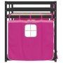 Bunk bed with solid pine wood curtains 90x190 cm by , Beds and slatted bases - Ref: Foro24-3283945, Price: 209,81 €, Discount: %