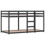Massivholz-Pinienbett mit Vorhängen 90x190 cm. von , Betten und Lattenroste - Ref: Foro24-3283945, Preis: 212,77 €, Rabatt: %