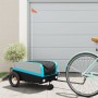 Fahrradanhänger aus schwarzem und blauem Eisen, 30 kg. von , Fahrradanhänger - Ref: Foro24-94058, Preis: 85,05 €, Rabatt: %