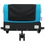 Remolque para bicicleta hierro negro y azul 30 kg by , Bicycle trailers - Ref: Foro24-94058, Price: 83,55 €, Discount: %