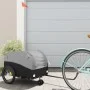 Remolque para bicicleta hierro negro y gris 30 kg de , Remolques para bicicletas - Ref: Foro24-94140, Precio: 96,38 €, Descue...