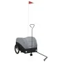 Remolque para bicicleta hierro negro y gris 30 kg de , Remolques para bicicletas - Ref: Foro24-94140, Precio: 96,38 €, Descue...
