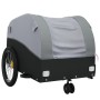 Remolque para bicicleta hierro negro y gris 30 kg de , Remolques para bicicletas - Ref: Foro24-94140, Precio: 98,41 €, Descue...