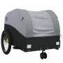 Remolque para bicicleta hierro negro y gris 30 kg de , Remolques para bicicletas - Ref: Foro24-94140, Precio: 96,38 €, Descue...