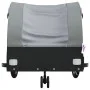 Remolque para bicicleta hierro negro y gris 30 kg de , Remolques para bicicletas - Ref: Foro24-94140, Precio: 96,38 €, Descue...