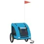 Remolque de bicicleta mascotas hierro tela Oxford azul by , pet strollers - Ref: Foro24-93967, Price: 98,86 €, Discount: %
