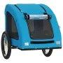 Remolque de bicicleta mascotas hierro tela Oxford azul by , pet strollers - Ref: Foro24-93967, Price: 98,86 €, Discount: %