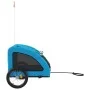 Remolque de bicicleta mascotas hierro tela Oxford azul by , pet strollers - Ref: Foro24-93967, Price: 98,86 €, Discount: %