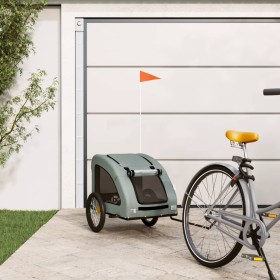 Fahrradanhänger für Haustiere, Eisen, Oxford-Gewebe, grau von , Kinderwagen für Haustiere - Ref: Foro24-93965, Preis: 100,31 ...
