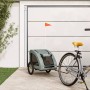 Fahrradanhänger für Haustiere, Eisen, Oxford-Gewebe, grau von , Kinderwagen für Haustiere - Ref: Foro24-93965, Preis: 99,11 €...