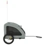 Fahrradanhänger für Haustiere, Eisen, Oxford-Gewebe, grau von , Kinderwagen für Haustiere - Ref: Foro24-93965, Preis: 96,95 €...