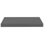 Schwimmende Wandregale 2 Stk. MDF glänzend grau 50x23x3,8 cm von vidaXL, Regale und Regale - Ref: Foro24-323788, Preis: 26,43...