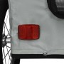 Remolque de bicicleta mascotas hierro tela Oxford gris de , Cochecitos para mascotas - Ref: Foro24-93965, Precio: 99,11 €, De...