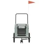 Fahrradanhänger für Haustiere, Eisen, Oxford-Gewebe, grau von , Kinderwagen für Haustiere - Ref: Foro24-93986, Preis: 120,98 ...