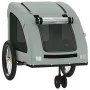 Fahrradanhänger für Haustiere, Eisen, Oxford-Gewebe, grau von , Kinderwagen für Haustiere - Ref: Foro24-93986, Preis: 120,98 ...