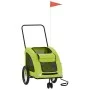 Remolque de bicicleta mascotas hierro tela Oxford verde de , Cochecitos para mascotas - Ref: Foro24-93990, Precio: 120,95 €, ...