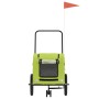 Fahrradanhänger für Haustiere aus Eisen und grünem Oxford-Stoff. von , Kinderwagen für Haustiere - Ref: Foro24-93990, Preis: ...