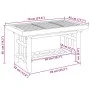 Mesa de centro de bambú 70x45x36 cm by , Coffee table - Ref: Foro24-368045, Price: 70,58 €, Discount: %