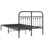 Estructura de cama con cabecero metal negro 120x200 cm | Foro24.es | Tu tienda online para hogar, jardín y más Foro24.es