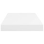 Estante flotante de pared MDF blanco 50x23x3,8 cm