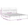 Metallbettgestell mit weißem Kopfteil 193x203 cm von , Betten und Lattenroste - Ref: Foro24-376655, Preis: 134,62 €, Rabatt: %
