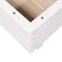 Jardinera de madera maciza de pino blanco 50x50x26,5 cm de , Maceteros y jardineras - Ref: Foro24-847294, Precio: 64,19 €, De...